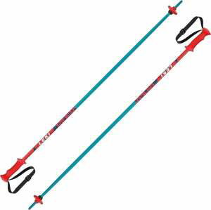 Leki Rider Ski Poles Petrol/Fluorescent Red/Pearlnightblue 95 cm