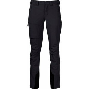 Bergans Breheimen Softshell Women Pants Black/Solid Charcoal S Outdoorové nohavice