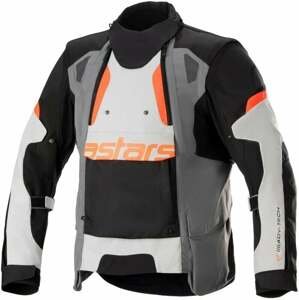 Alpinestars Halo Drystar Jacket Dark Gray/Ice Gray/Black 3XL Textilná bunda