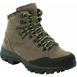 Jack Wolfskin Rebellion Texapore Mid M Khaki/Phantom 41 Pánske outdoorové topánky