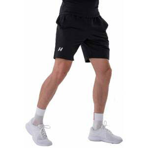 Nebbia Relaxed-fit Shorts with Side Pockets Black XL Fitness nohavice