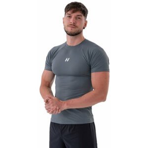 Nebbia Functional Slim-fit T-shirt Grey XL Fitness tričko