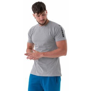 Nebbia Sporty Fit T-shirt Essentials Light Grey 2XL Fitness tričko