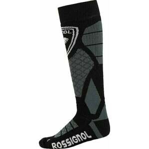 Rossignol Wool & Silk X3 Ski Socks Black XL Lyžiarske ponožky