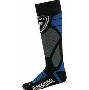 Rossignol Wool & Silk X3 Ski Socks Blue M Lyžiarske ponožky