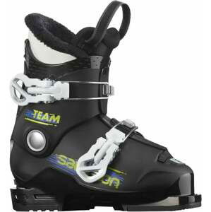 Salomon Team T2 Jr Black/White 21 Zjazdové lyžiarky