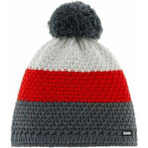 Eisbär Tibo Pompon Beanie Grey/Red/White UNI