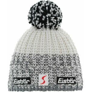 Eisbär Refocus Pompon SP Beanie Grey/White/Black UNI Lyžiarska čiapka