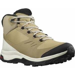 Salomon Pánske outdoorové topánky Outsnap CSWP Kelp/Vanilla Ice/Black 43 1/3