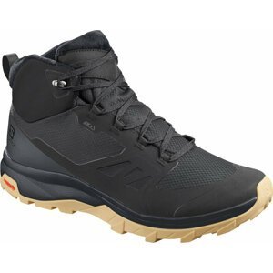 Salomon Pánske outdoorové topánky Outsnap CSWP Black/Ebony/Gum1a 46