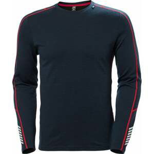 Helly Hansen Pánske termoprádlo Lifa Merino Lightweight Crew 2-in-1 Base Layer Navy 2XL