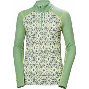 Helly Hansen Dámske termoprádlo W Lifa Merino Midweight 2-in-1 Graphic Half-zip Base Layer Jade 2.0 Star Pixel M