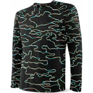 SAXX Roast Master Long Sleeve Crew Camo/Fd Black S Pánske termoprádlo