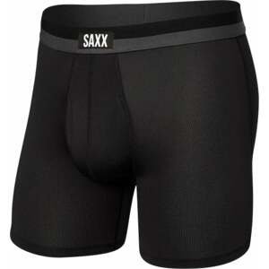 SAXX Sport Mesh Boxer Brief Black 2XL Fitness bielizeň