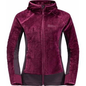 Jack Wolfskin Outdoorová mikina Rotwand Hooded FZ W Wild Berry M