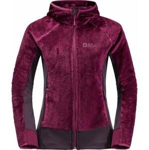 Jack Wolfskin Outdoorová mikina Rotwand Hooded FZ W Wild Berry L