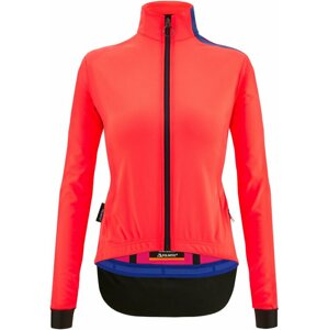 Santini Vega Multi Woman Jacket with Hood Granatina L