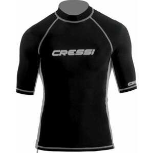 Cressi Rash Guard Man Short Sleeve Tričko Black XL