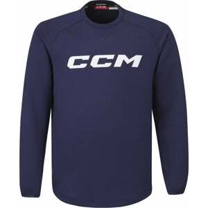 CCM Locker Room Fleece Crew SR Navy S SR