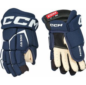 CCM Tacks AS 580 JR 11 Navy/White Hokejové rukavice