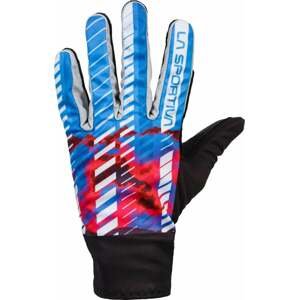 La Sportiva Skimo Race Gloves M Malibu Blue/Hibiscus M Bežecké rukavice