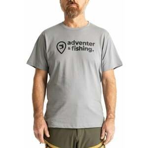 Adventer & fishing Tričko Short Sleeve T-shirt Titanium S