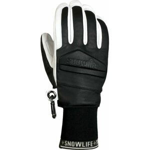 Snowlife Classic Leather Glove Black/White M