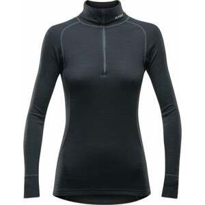 Devold Dámske termoprádlo Duo Active Merino 210 Zip Neck Woman Black XS