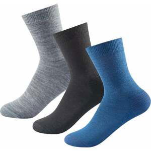 Devold Daily Merino Medium Sock 3 Pack Indigo Mix 36-40 Ponožky