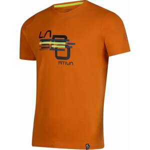 La Sportiva Stripe Cube T-Shirt M Hawaiian Sun M Tričko