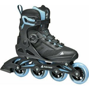 Rollerblade Macroblade 84 BOA W Black/Powder Blue 39 Kolieskové korčule