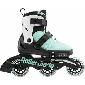 Rollerblade Microblade 3WD Kolieskové korčule JR Aqua/White 28-32