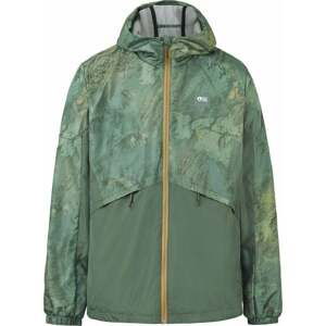 Picture Laman Printed Jacket Geology Green L Outdoorová bunda