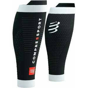 Compressport R2 3.0 Black/White T4 Bežecké návleky na lýtka