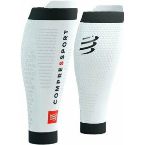 Compressport R2 3.0 White/Black T3 Bežecké návleky na lýtka