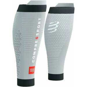 Compressport R2 3.0 Grey Melange/Black T4 Bežecké návleky na lýtka