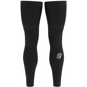 Compressport Full Legs Black T1 Bežecké návleky na nohy