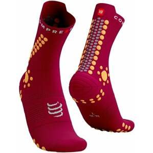 Compressport Pro Racing Socks v4.0 Trail Persian Red/Blazing Orange T2
