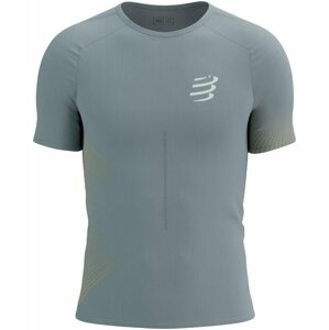 Compressport Performance SS Tshirt M Alloy/Citrus S Bežecké tričko s krátkym rukávom