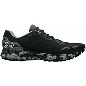 Under Armour Men's UA HOVR Sonic 6 Camo Running Shoes Black/Black/Gray Mist 42 Cestná bežecká obuv