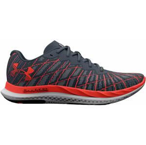 Under Armour Men's UA Charged Breeze 2 Running Shoes Downpour Gray/After Burn/After Burn 44,5