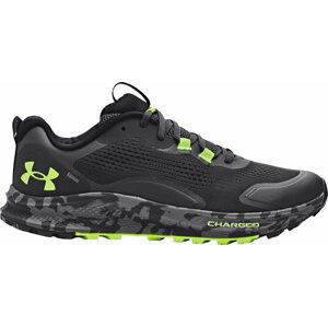 Under Armour Men's UA Charged Bandit Trail 2 Running Shoes Jet Gray/Black/Lime Surge 41 Trailová bežecká obuv