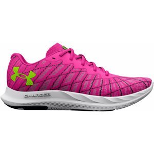 Under Armour Women's UA Charged Breeze 2 Running Shoes Rebel Pink/Black/Lime Surge 36