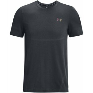 Under Armour Men's UA Rush Seamless Legacy Short Sleeve Pitch Gray/Black S Fitness tričko