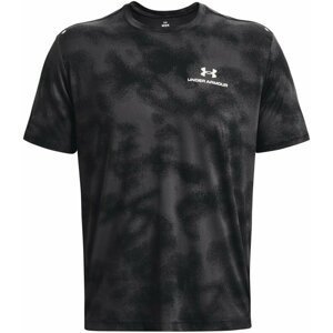 Under Armour Men's UA Rush Energy Print Short Sleeve Black/White XL Fitness tričko