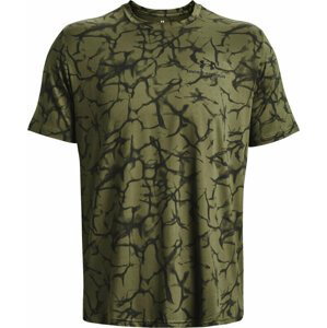 Under Armour Men's UA Rush Energy Print Short Sleeve Marine OD Green/Black XS