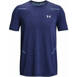 Under Armour Men's UA Seamless Grid Short Sleeve Sonar Blue/Gray Mist L Fitness tričko