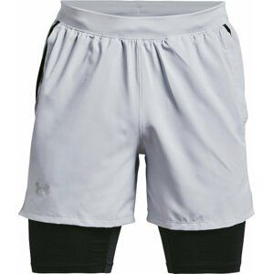 Under Armour Men's UA Launch 5'' 2-in-1 Shorts Mod Gray/Black 2XL Bežecké kraťasy