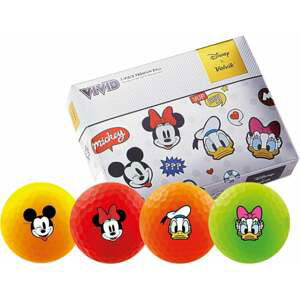 Volvik Vivid Disney 12 Pack Golf Balls Mickey and Friends