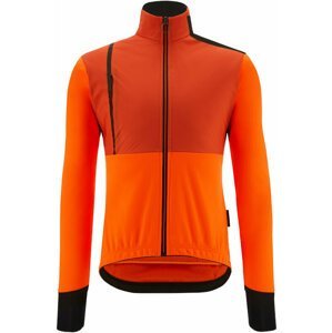 Santini Vega Absolute Jacket Arancio Fluo 3XL Cyklo-Bunda, vesta